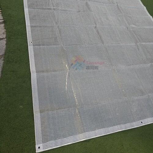 High Quality Transparent Grid Tarpaulin Garden Greenhouse Flowers Sunshae Awning Balcony Rainproof Paulin Thicken Plastic Film