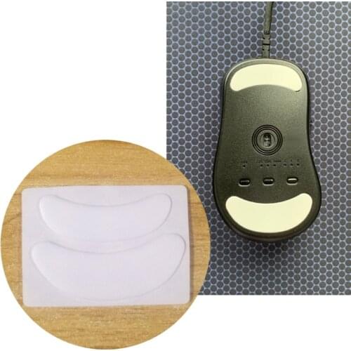 1 Pack Esports Tiger Gaming ICE Version Mouse Skates Mouse Feet for ZYGEN NP-01 Mouse White Glides Curve Edge