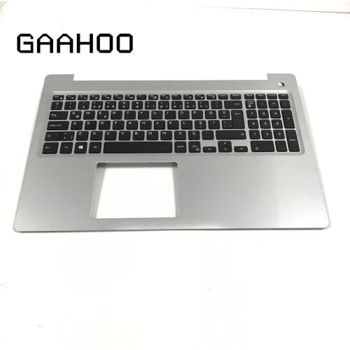 Brand new original laptop TR TURKEY keyboard for DELL INSPIRON15-5000 5570 5575 palmrest assembly TR keyboard SLIVER