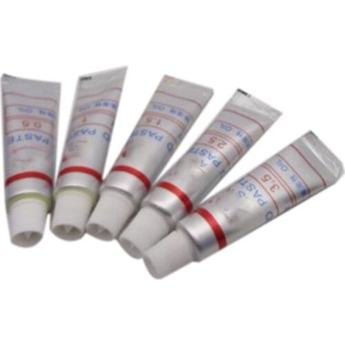 12Pcs Diamond Polishing Lapping Paste Compound Syringes W0.5-40 Glass Metal Grinding Polishing Abrasive Tools