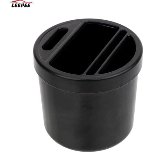 Cigarette Coin Card Holder Storage Box Auto Organizer Cup Storage Box Car Armrest Box For KIA Toyota BMW Audi Mazda Ford