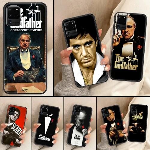 The Godfather Phone case For Samsung Galaxy Note 4 8 9 10 20 S8 S9 S10 S10E S20 Plus UITRA Ultra black soft hoesjes tpu funda