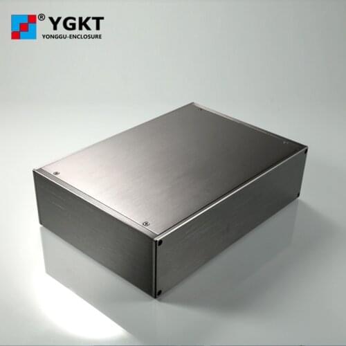Extrusion black box junction metal boxes aluminum enclosures housing diy shell for electrical good quality 256*70.2*170mm