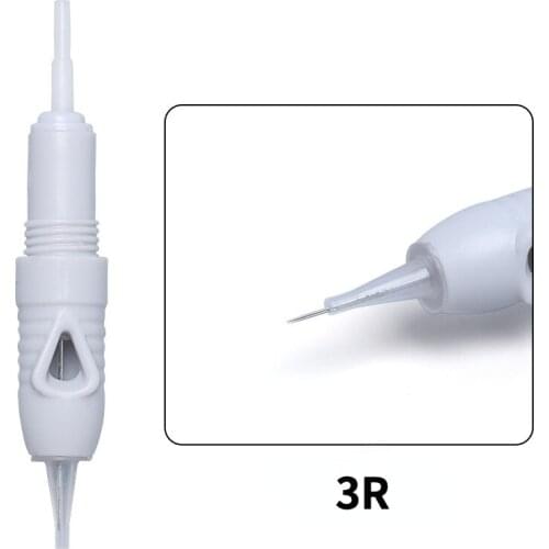 Tattoo Cartridge Needles Disposable Semi-Permanent Makeup Eyebrow Lips Eyeliner Liberty Charmant Tattoo Machine Pen Needles 8mm