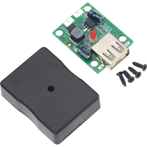 1PCS 5V 2A With LED Indicator USB Solar Panels Voltage Controller Regulator DC to DC Converter 5V-18V Input 5VDC