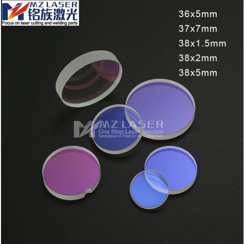 30 Series circular shape JGS1 quartz laser protective lens & window glass Film for laser cutting machine 3000W