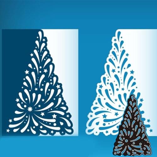Christmas Tree Metal Cutting Dies Stencil DIY Scrapbooking Album Paper Card Mold