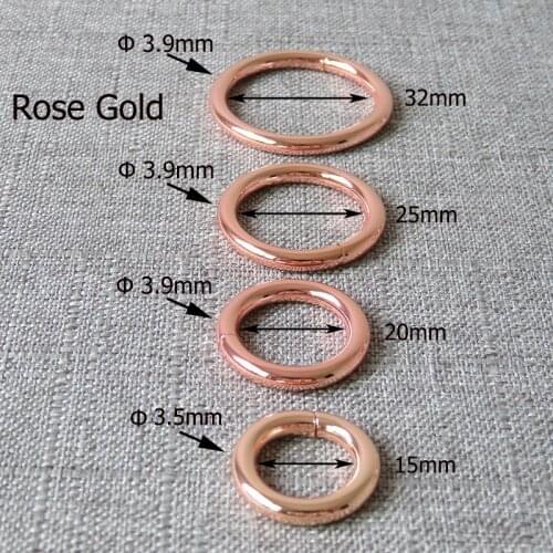 1 pcs 15mm 20mm 25mm 32mm metal O ring belt buckle clasp for bag dog pet harness luggage backpack DIY sewing garment accessory