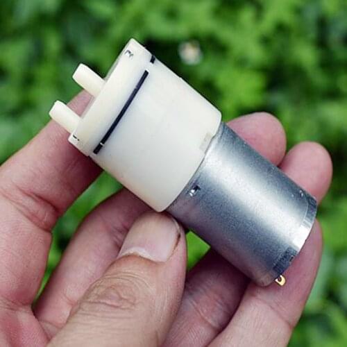 DC 12V-24V 18V Micro Mini 520 Air Pump Large Flow Gas Oxygenation Pressure Pump with Wire DIY Aquarium 3.6W 0.13A