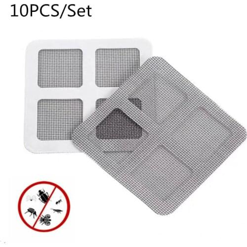 10PCS Mosquito Net Repair Stickers Set Fix Net Mesh Window Screen for Home Anti Mosquito Fly Bug Repair Screen Patch Stickers