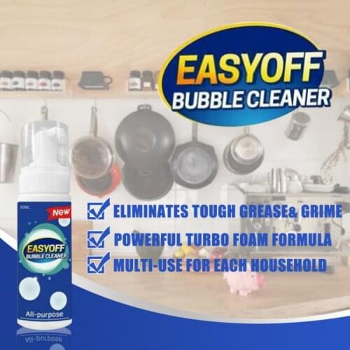 New Upgrade Kitchen Pot Cleaner Dirt Remover Rust Grease Bubble Cleaner Spray Household Cleaner Wok Stain Cleaning Chemical 30ml