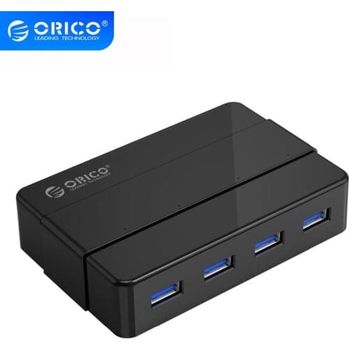 ORICO 4 Ports USB 3.0 HUB 5 Gbps Super Speed Portable USB Splitter With 12V Power Adapter For Laptop Desktop Accessories