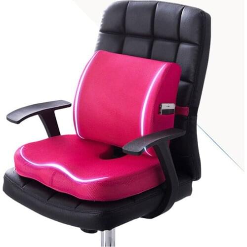 Modern Ergonomics Orthopedic Cushion Office Chair Back Cushion Home Outdoor Memory Cotton Seat Cushions Game Chair Large Cushion