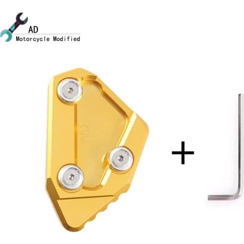 For SUZUKI GSX R1000 2009-2016 Motorcycle Kickstand Foot Side Stand Extension Pad Support Plate GSXR1000 K9 L0 L1 Motorbike Part