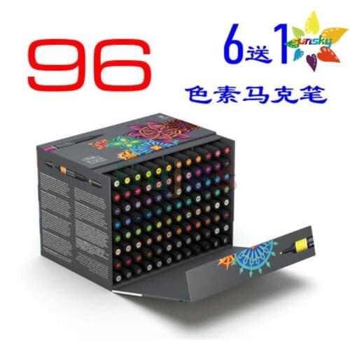 12 24 48 96 Winsor Newton Professional drawing art marker color Double headed marker Wear resistant NIB gift box paint supplies