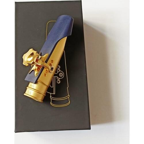 Professional Metal Tenor Soprano Alto Saxophone Mouthpieces Gold Plated Sax Mouth Pieces Accessories Size 5 6 7 8 9