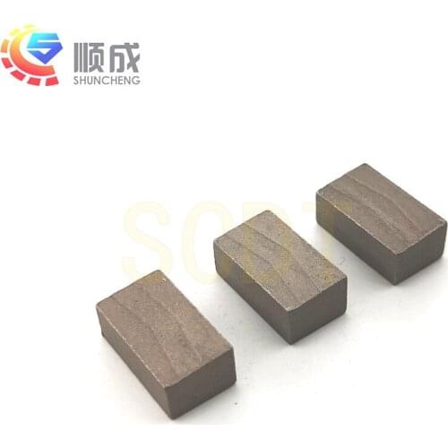Shuncheng Fast Cutting Diamond Concrete Segments Diamond Tools Granite 23*9.2/8.4*13mm Segment Diamond For D1600mm