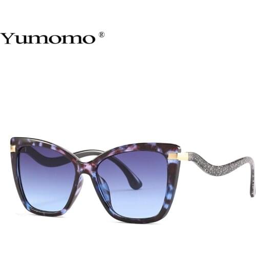 Fashion Oversized Cat Eye Sunglasses Women 2020 Goggle Men Sun Glasses Gradient Square Vintage Sunglasses Brand Designer UV400