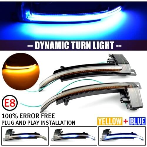 Dynamic Blinker Mirror Light For Audi A3 8P B8.5 A4 A5 B8 Q3 A6 C6 4F S6 LED Turn Signal Side Indicator S4 S5 S6 A8 D3 8K S8