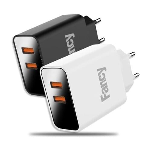 Fancy Universal Portable Capacity Charger 30W MAX 2xUSB Fast Charger