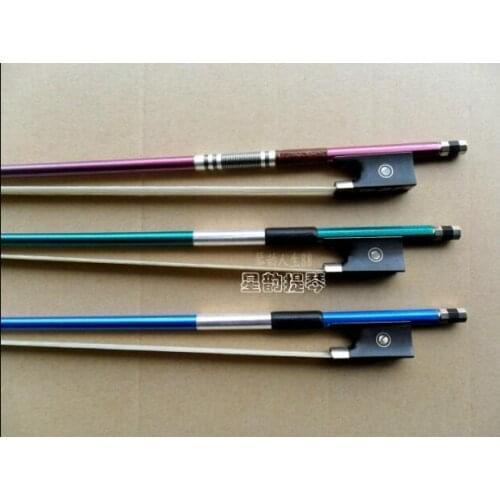 High-grade color carbon fiber carbon violin bow 4/4 violin accessories