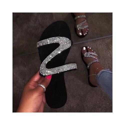 Women Summer Flat Bling Slippers Transparent Soft Jelly Shoes Female Flip Flops Sandals Outdoor Beach Ladies Slides Drop Ship