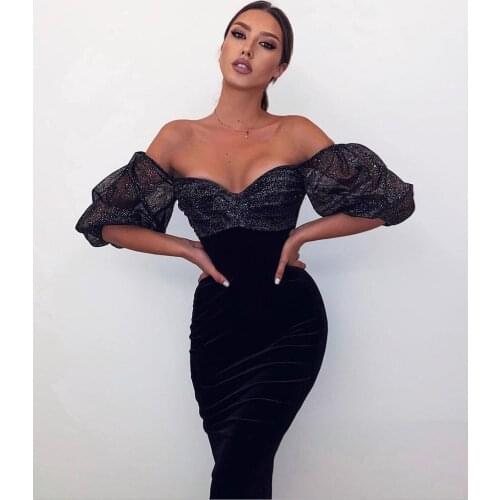 Women Summer Sexy Off Shoulder Patchwork Black White Midi Bodycon Bandage Dress 2021 Elegant Evening Party Dress Vestidos