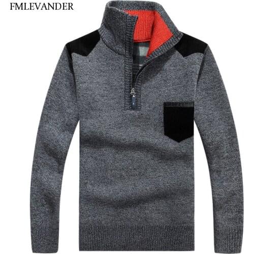 Winter Autumn Warm 2018 Thick Men Sweater Pullovers