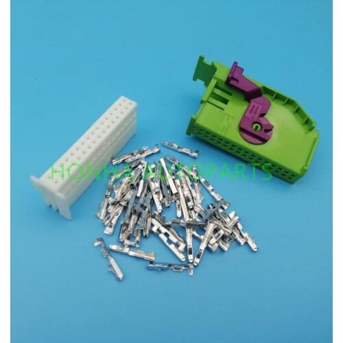 1 Kit 32 pin 1J0972977C automotive ecu connector for Seat Instrument Dashboard Plug Connectors 1719057-1 1719058-1