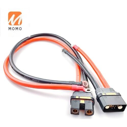 10 Antispark High Current Connector to 8.5mm O Ring Terminal with 4AWG silicone wire