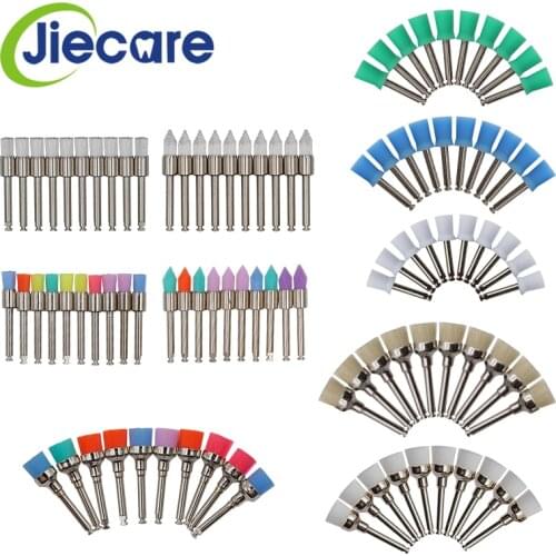 100pcs/Box Colorful Dental Prophy Polishing Brush Cup Latch Nylon Bristles Mix Style Dentist Lab Tool Kit Free Shipping