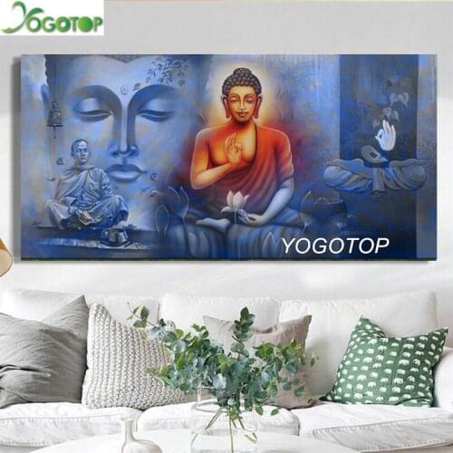 Large size New Arrival Diamond Painting Full Square round Buddha 5D DIY Diamond Embroidery Mosaic Religion Decorations YY2839