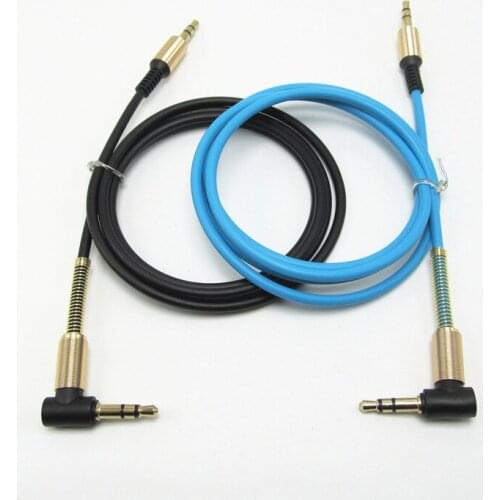 3.5mm 90 Degree Male to Male Audio Cable Right Angle Car Aux Auxiliary Audio Cable Cord for Phone PC 3.5mm Jack Cable