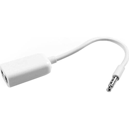 Audio Splitter Cable 3.5mm Male to Dual Female Headphone Jack Splitter Audio Adapter Cable for Phone Earphone Accessories 2021