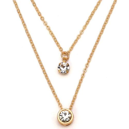 CANNER Layered Sphere Sun Moon Necklace Star Starfish 925 Sterling Silver Necklace For Women Jewelry Pendant Bijoux Collar