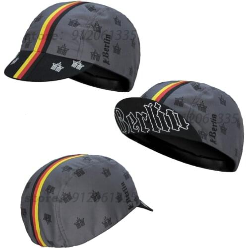 Berlin Cycling Cap Men And Women Bike Wear Headdress Cycling Hat Caps Road Mountain Bike Race Headwear