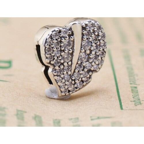 Bewill S925 sterling silver R series shining fallen leaves fixing clip Fit Original Bracelet Women Jewelry DIY Gift