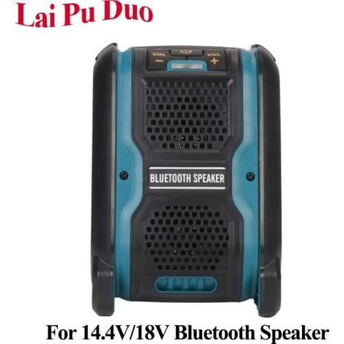 Bluetooth Speaker MP3 USB For Laptop Computer Loudspeaker Amplifier For Makita For Dewalt For Bosch For Milwaukee 14.4V 18V 20V