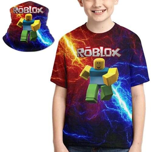 2021 New Fashion 3D Printing Cartoon Anime Boys and Girls Children Round Neck T-Shirts Short Sleeves Casual Tops