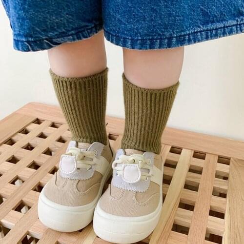 Kids Winter Long Socks Autumn Spring Toddler Children Girls Boys Warm Knit Thermal Thick Colorful School Sock Baby Accessories