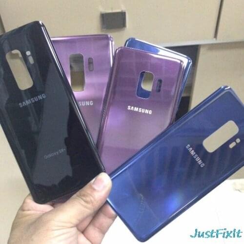 For SAMSUNG Galaxy S9 G960F G960 S9 plus S9+ G965 G965F Back Battery Cover Door Rear Glass Housing Case Replace Battery Cover