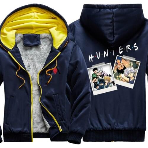 HUNTERXHUNTER Camouflage Men Raglan Thicken Jackets Keep Warm Clothing Wool Liner Winter Fashion Casual Tracksuits Hipster Homme