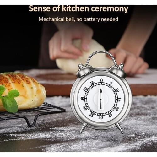 Mechanical Timer for Food Kitchen Timers Count Down Alarm Reminder Practical Cooking Clock
