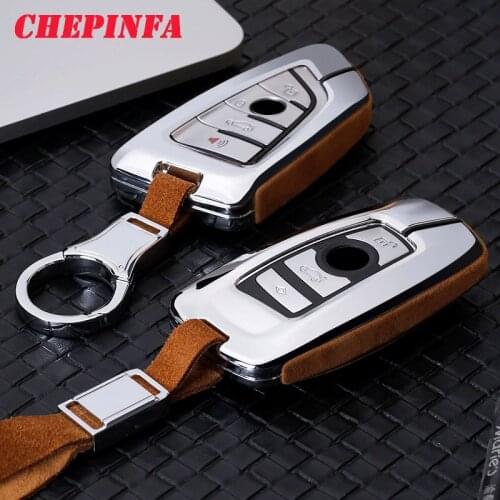 Metal Car Key Cover Case Shell For BMW 2 3 5 7 Series 6GT X1 X3 X5 X6 F45 F46 G20 G30 G32 G11 G12 F48 G01 F15 F85 F16 F86 Ke