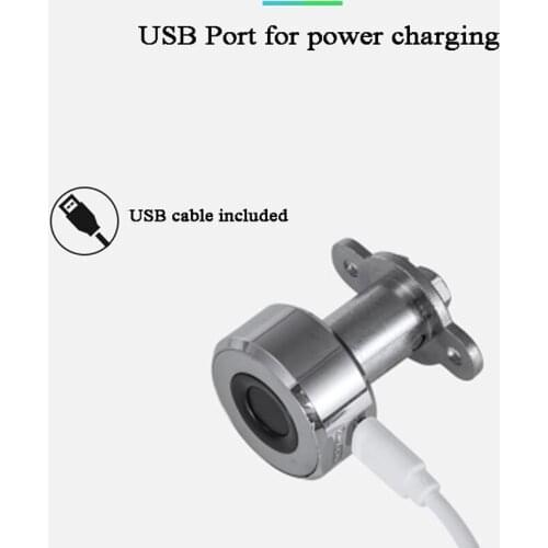 20 users Fingerprint Mini Cabinet lock Drawer Lock Zinc alloy USB 150mAh Lithium battery Rechargable Lock