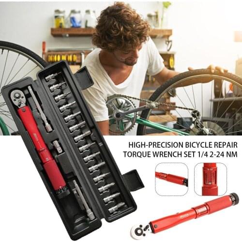 1/4 Inch 2-24Nm Torque Wrench Set Bicycle Torque Kick Wrench Tool Adjustable MTB bike Bicycle Repair Toole Racks