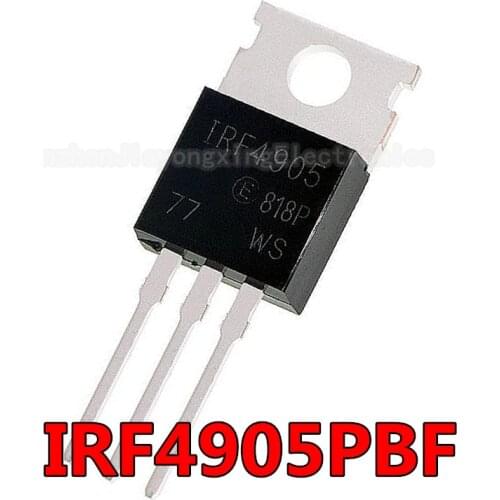 10PCS IRF4905 TO220 IRF4905PBF TO-220 new and original IC Chipset