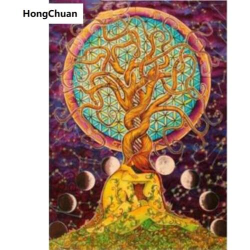 Scenery Tree Full Square/Round 5D DIY Diamond Painting Crafts Mosaic Embroidery Home Decoration Christmas Gift New Year