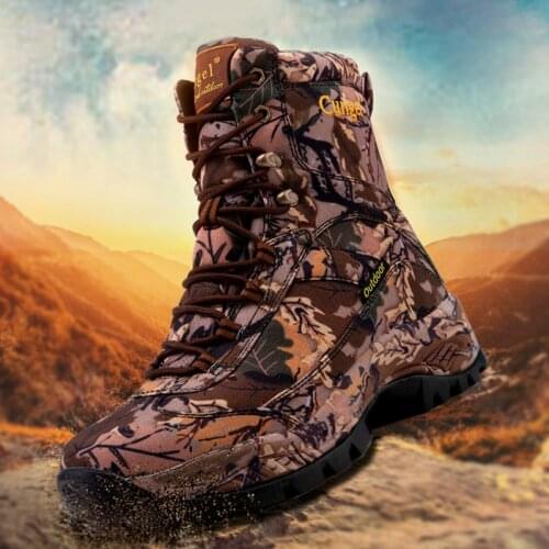 Hiking shoes military boots camouflage outdoor mens boots waterproof boots Hunting Boots Classics Style