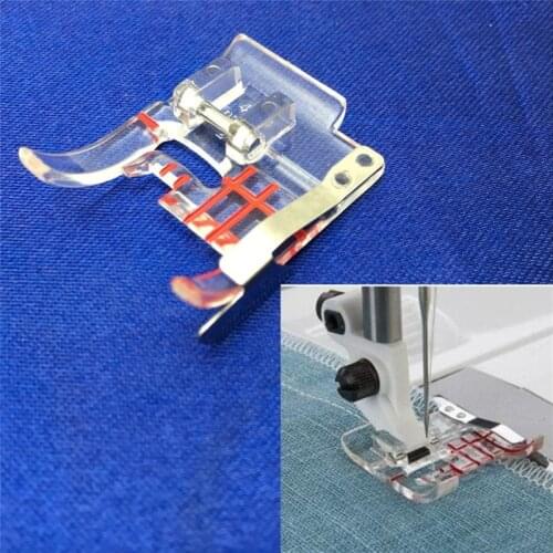Clear Seam Guide Foot 4130348-45 for Viking Husqvarna Machines (1-7) 7YJ60